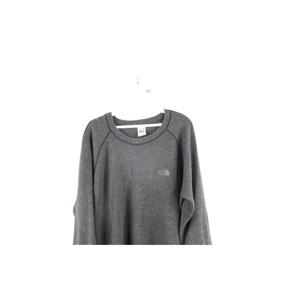 Vintage The North Face Mens Large Spell Out Wool Blend Knit Crewneck Sweater - Picture 2 of 8